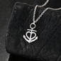 Anchor Necklace With Special Gift Message To Daughter From Mom