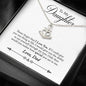 Anchor Necklace With Special Gift Message To Daughter From Dad